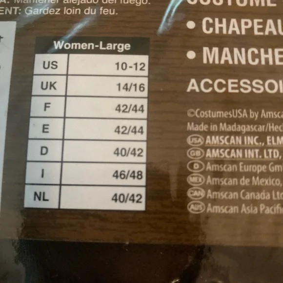 COPY - Sexy Halloween Pirate Costume LARGE NEW - Picture 4 of 4